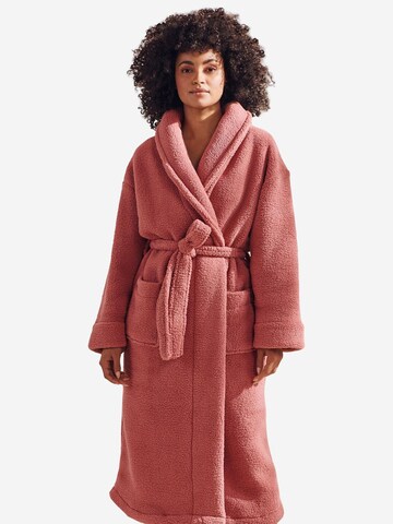 ESSENZA Long Bathrobe 'Nama' in Pink