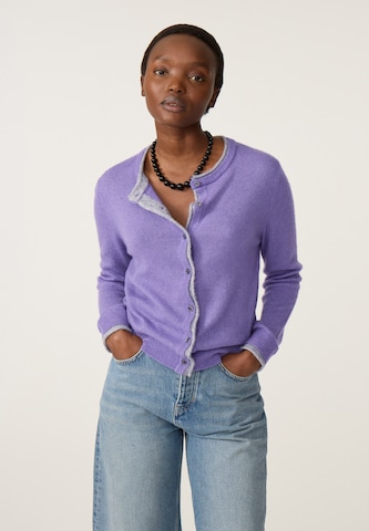 Fabienne Chapot Knit cardigan in Purple: front