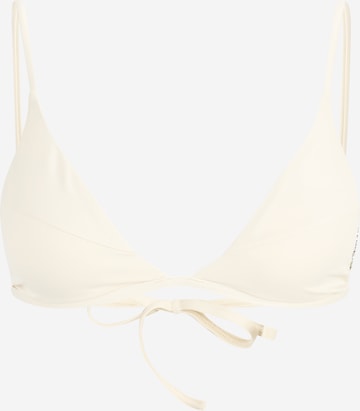 Calvin Klein Swimwear Triangen Bikiniöverdel i vit: framsida