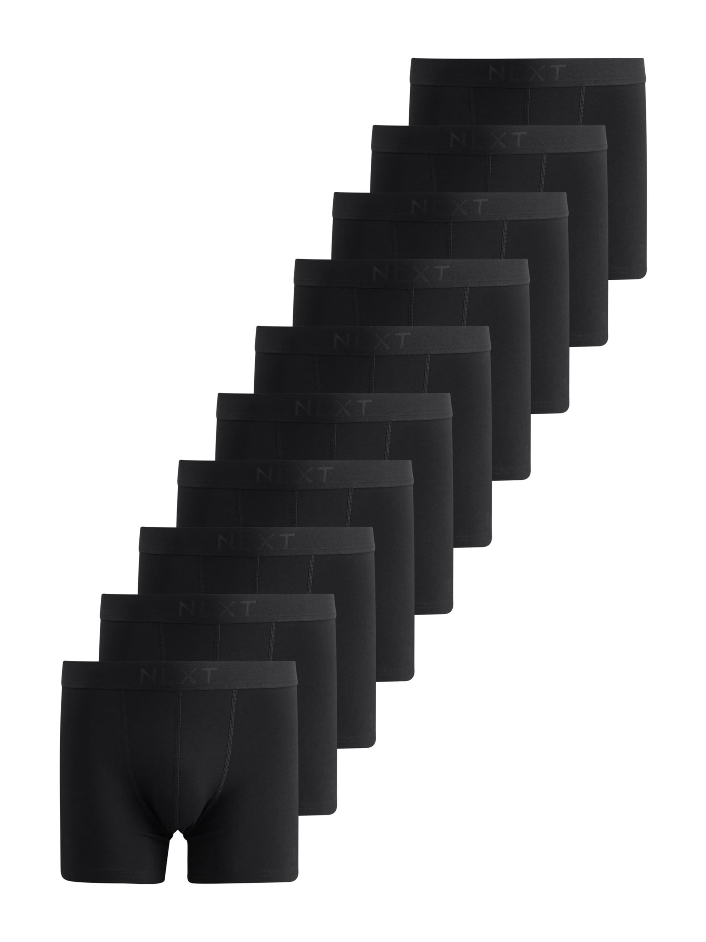Next - Calzoncillo boxer en negro: frente