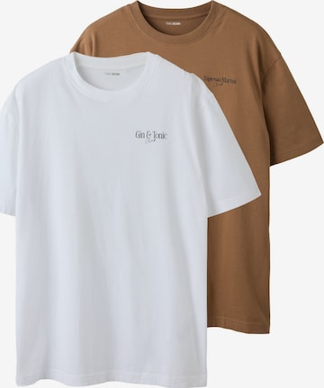 Maglietta di TWO SOON in marrone: frontale