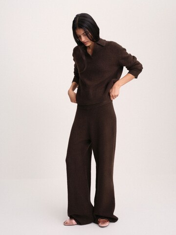 Pantalons de tailleur The Set en marron
