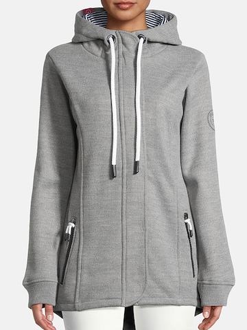salzhaut Fleecejacke 'Fröken' in Grau