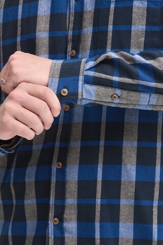 BLEND Regular fit Button Up Shirt 'BHCAI' in Blue