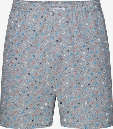 Henderson - Calzoncillo boxer 'Weiche Boxershorts aus Baumwolle Elastische locker bequem Classic XXXL' en gris: frente