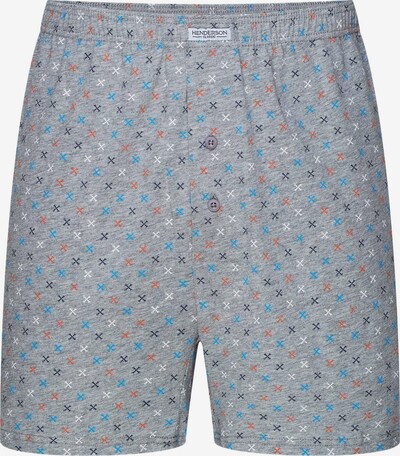 Henderson Boxershorts 'Weiche Boxershorts aus Baumwolle Elastische locker bequem Classic 5XL' in 5XL in grau, Produktansicht