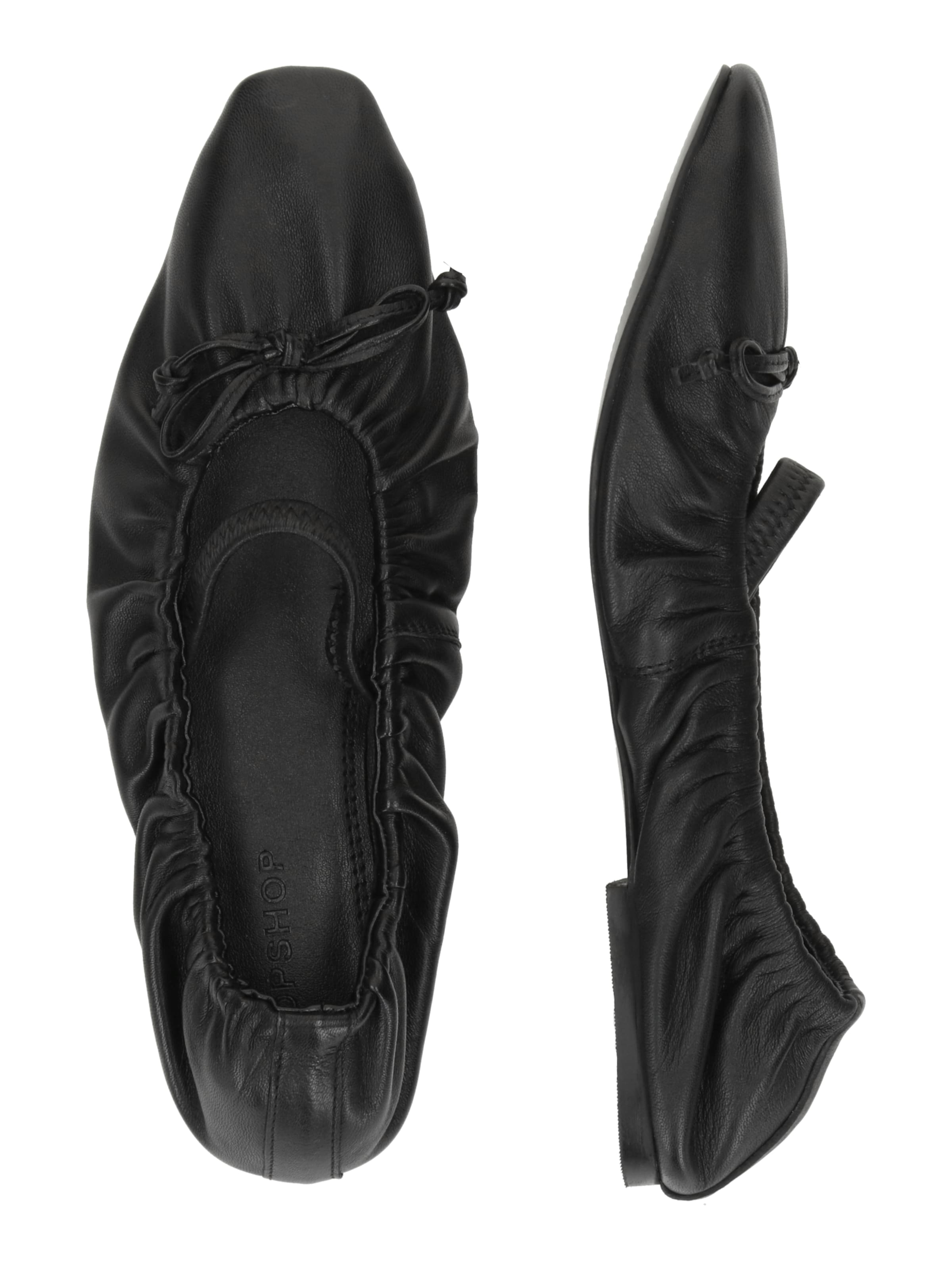 TOPSHOPOtvorene balerinke 'Chia' - crna boja