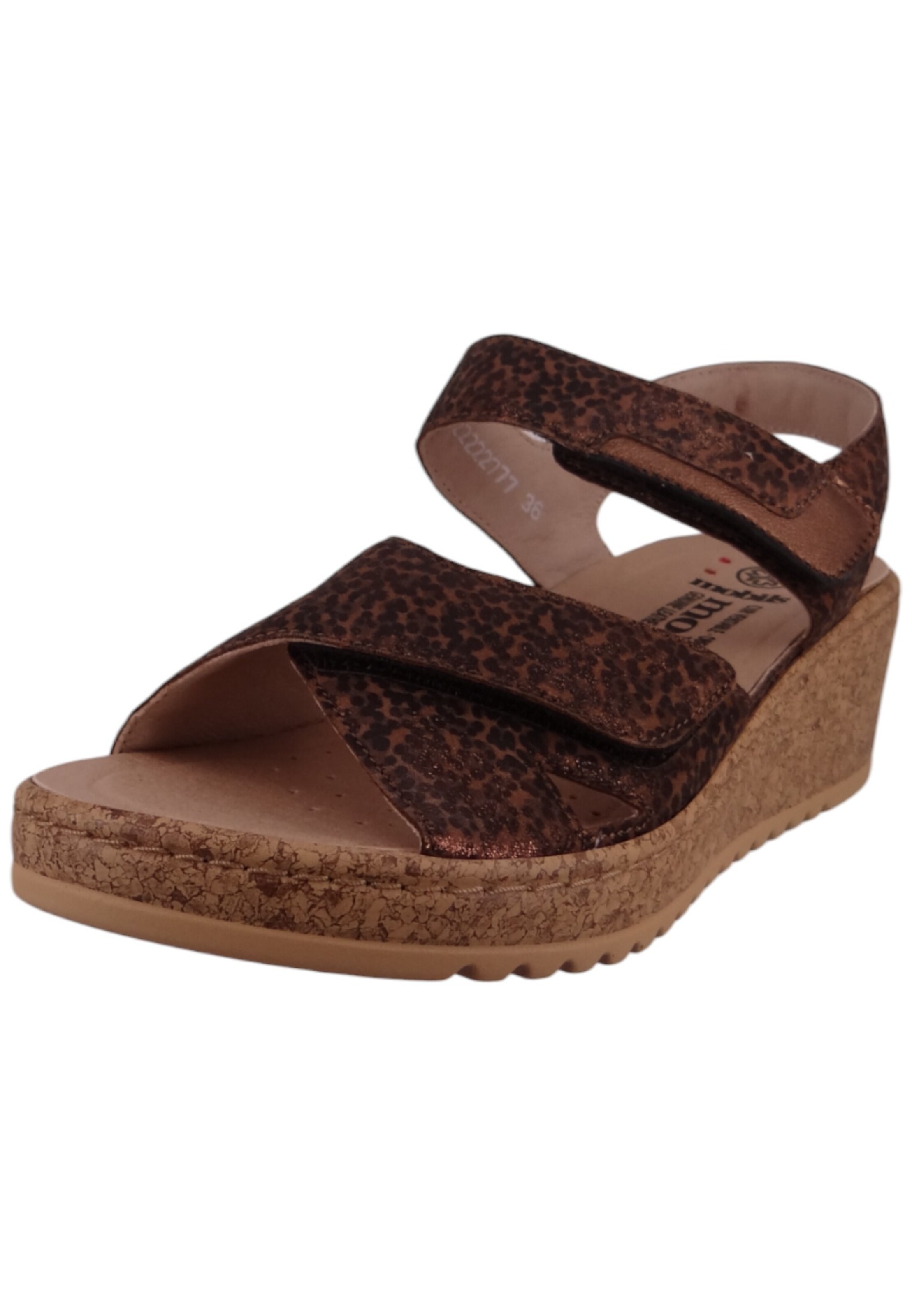 MEPHISTO Sandale 'Noor' in Braun: Vorderseite