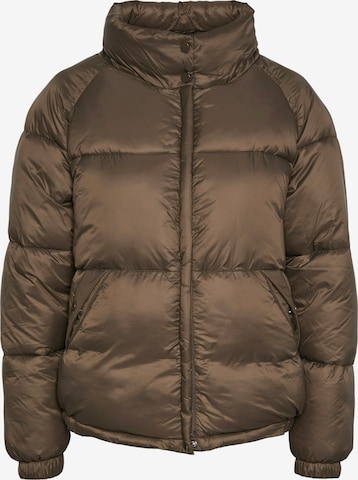 PIECESPrijelazna jakna 'PCNaomy' - smeđa boja: prednji dio