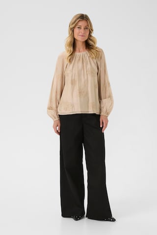 Cream Blouse 'Bine' in Beige