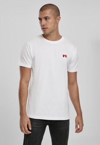 T-Shirt Mister Tee en blanc : devant