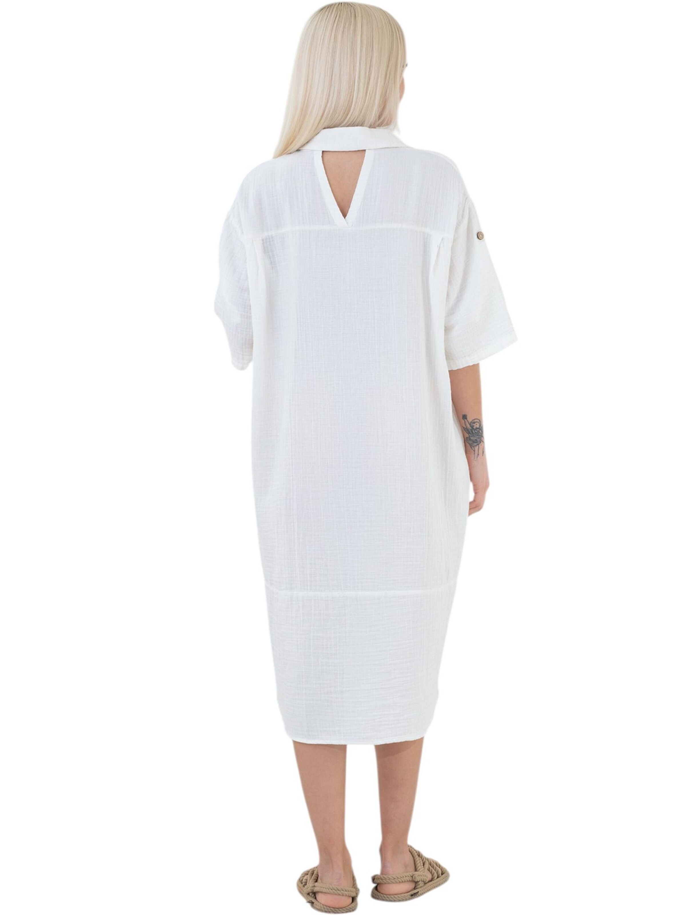 Robe-chemise 'Mira' WENOR en blanc