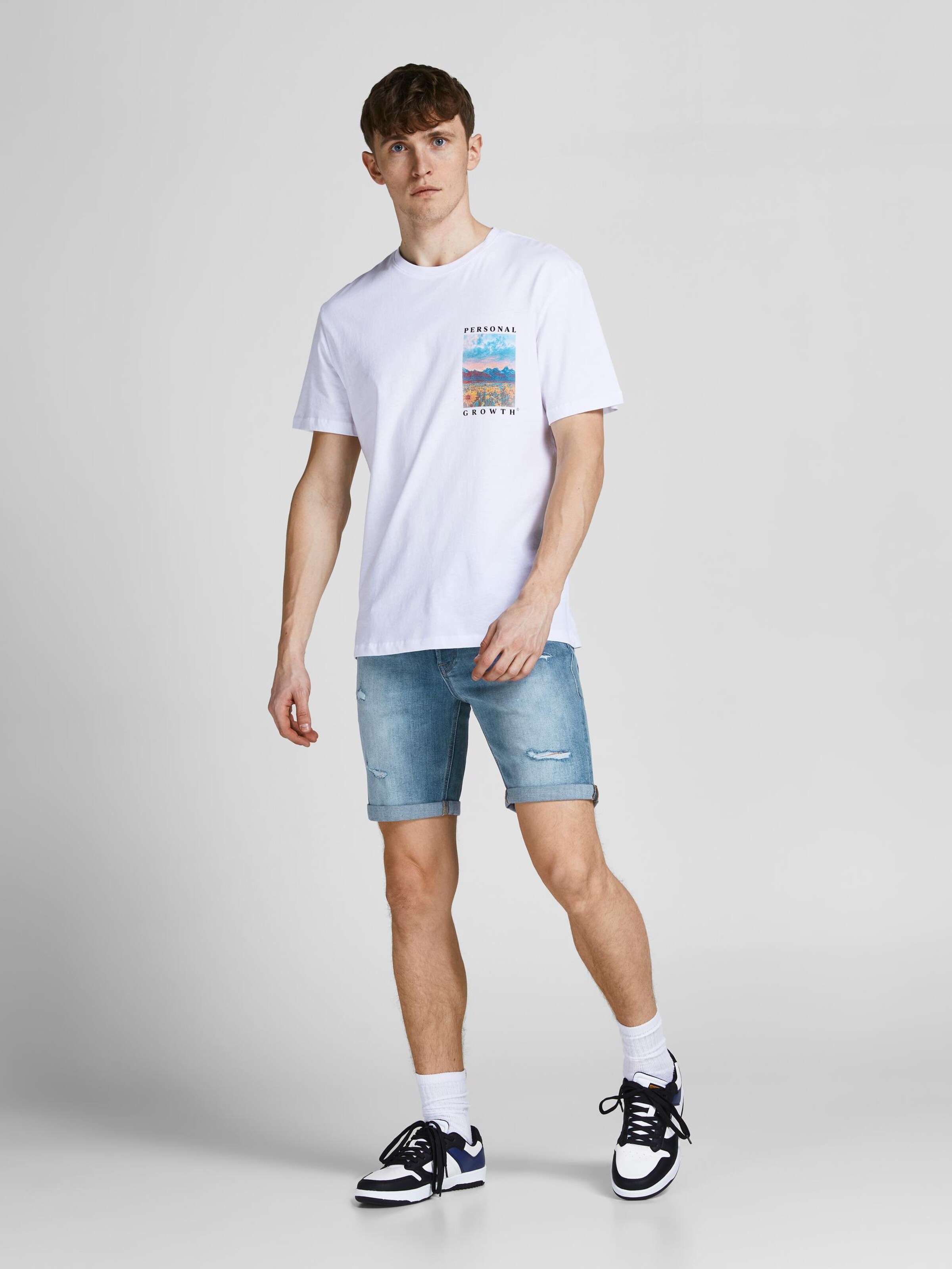 Männer Hosen JACK & JONES Shorts 'Rick' in Blau - AB64711 Männer Hosen JACK & JONES Shorts 'Rick' in Blau - AB64711