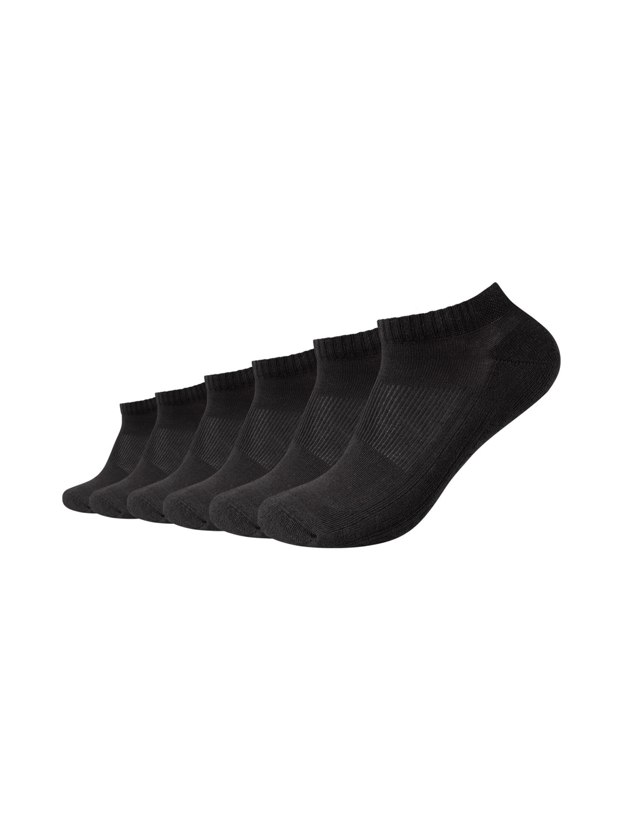 camano Socks 'Soft Walk' in Black: front