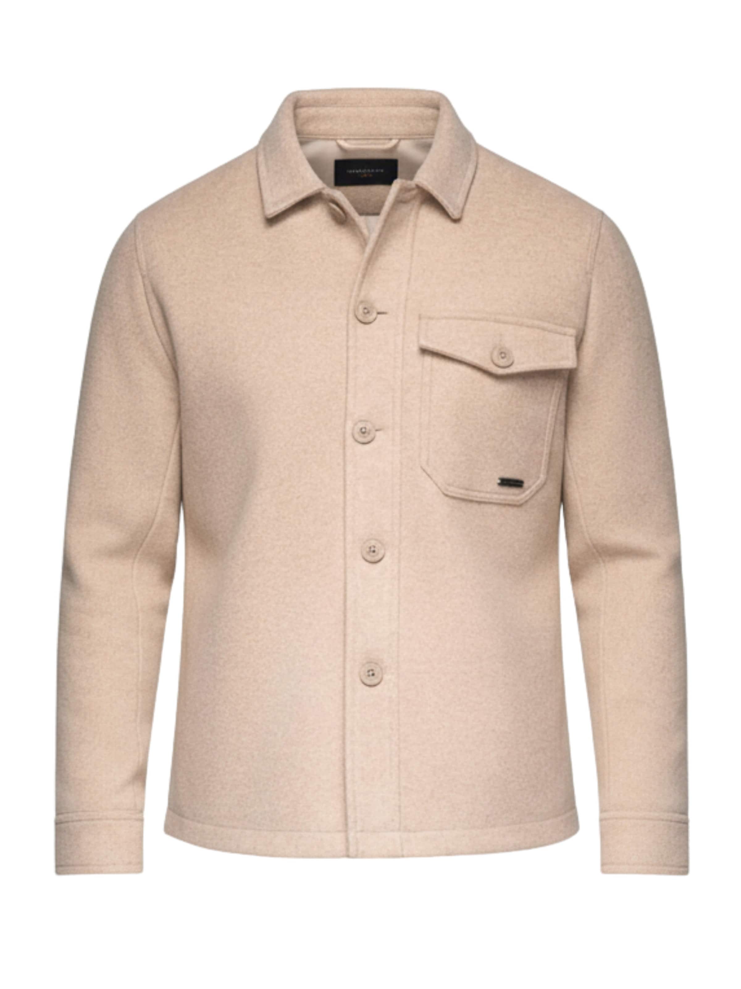 Veste mi-saison Ombre en beige : devant
