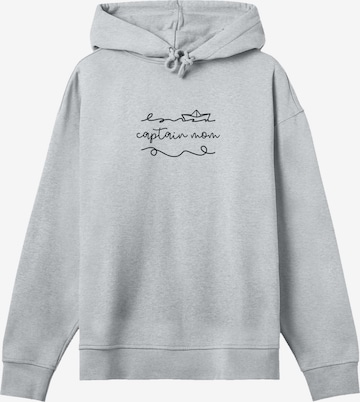 F4NT4STIC Sweatshirt in Grijs: voorkant