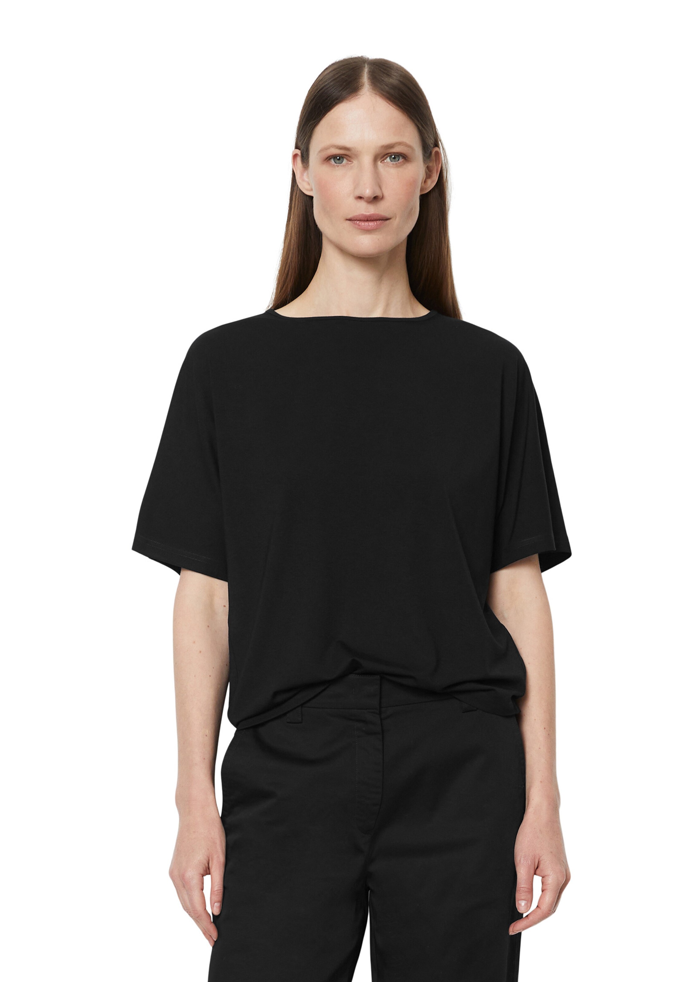 Marc O'Polo T-Shirt in Schwarz: Vorderseite