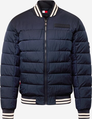 TOMMY HILFIGER Winterjas 'New York' in Blauw: voorkant