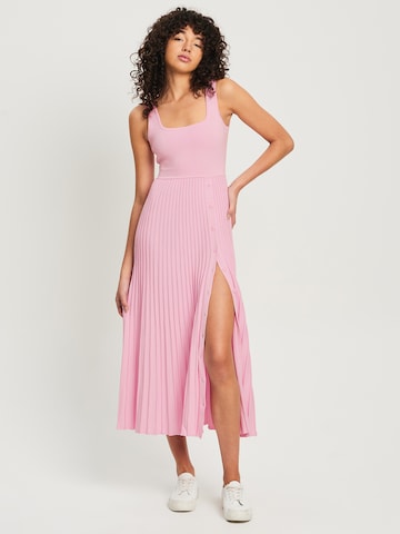 Robe 'LANI' Calli en rose : devant