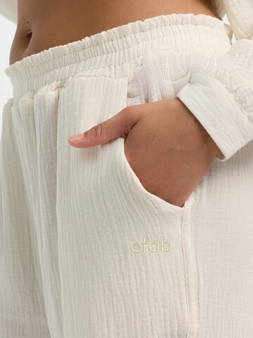 cfab Baggy Trousers 'Musselin Pants' in White