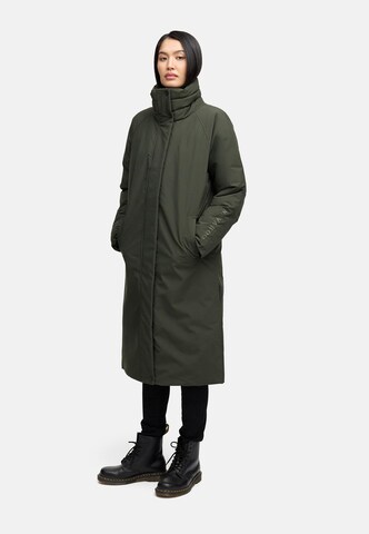 Cappotto invernale 'Traumblüte 14' di NAVAHOO in verde: frontale