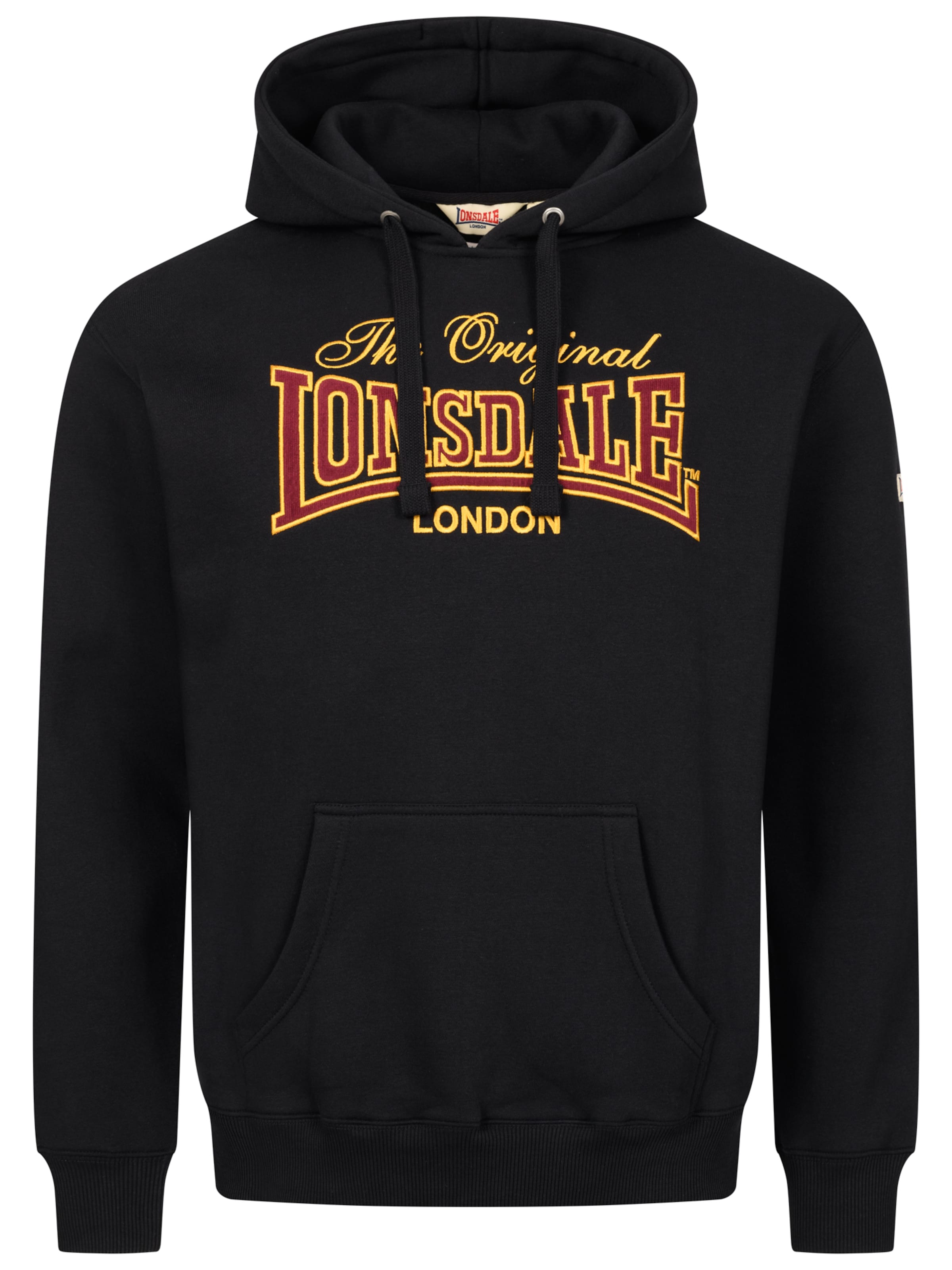 Lonsdale London Sweatshirt 'Prestolee' in Black: front