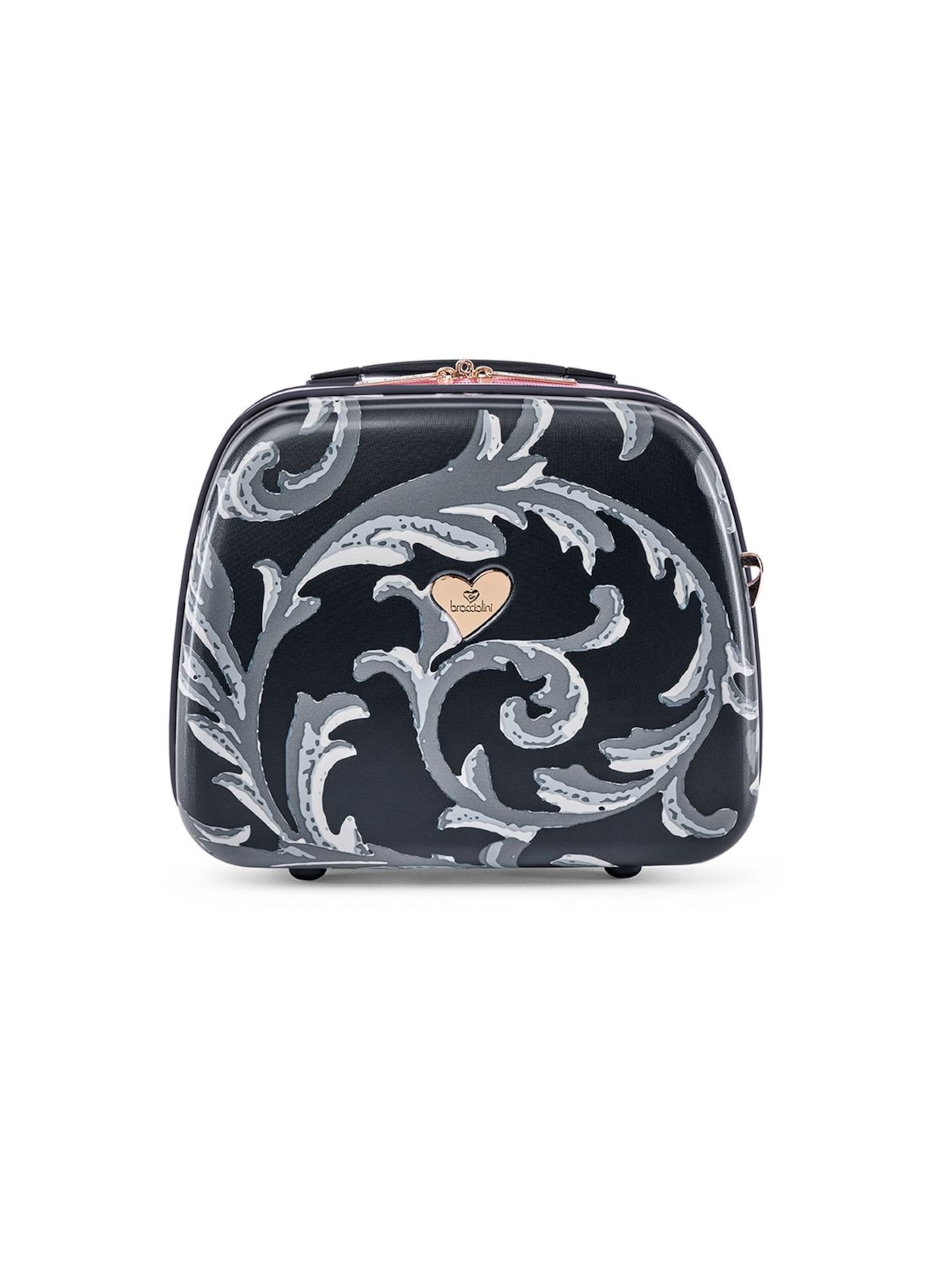 Beauty case 'Ariel' di Braccialini in nero: frontale