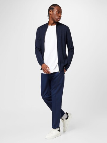 Calvin Klein Regular Trousers with creases in Blue