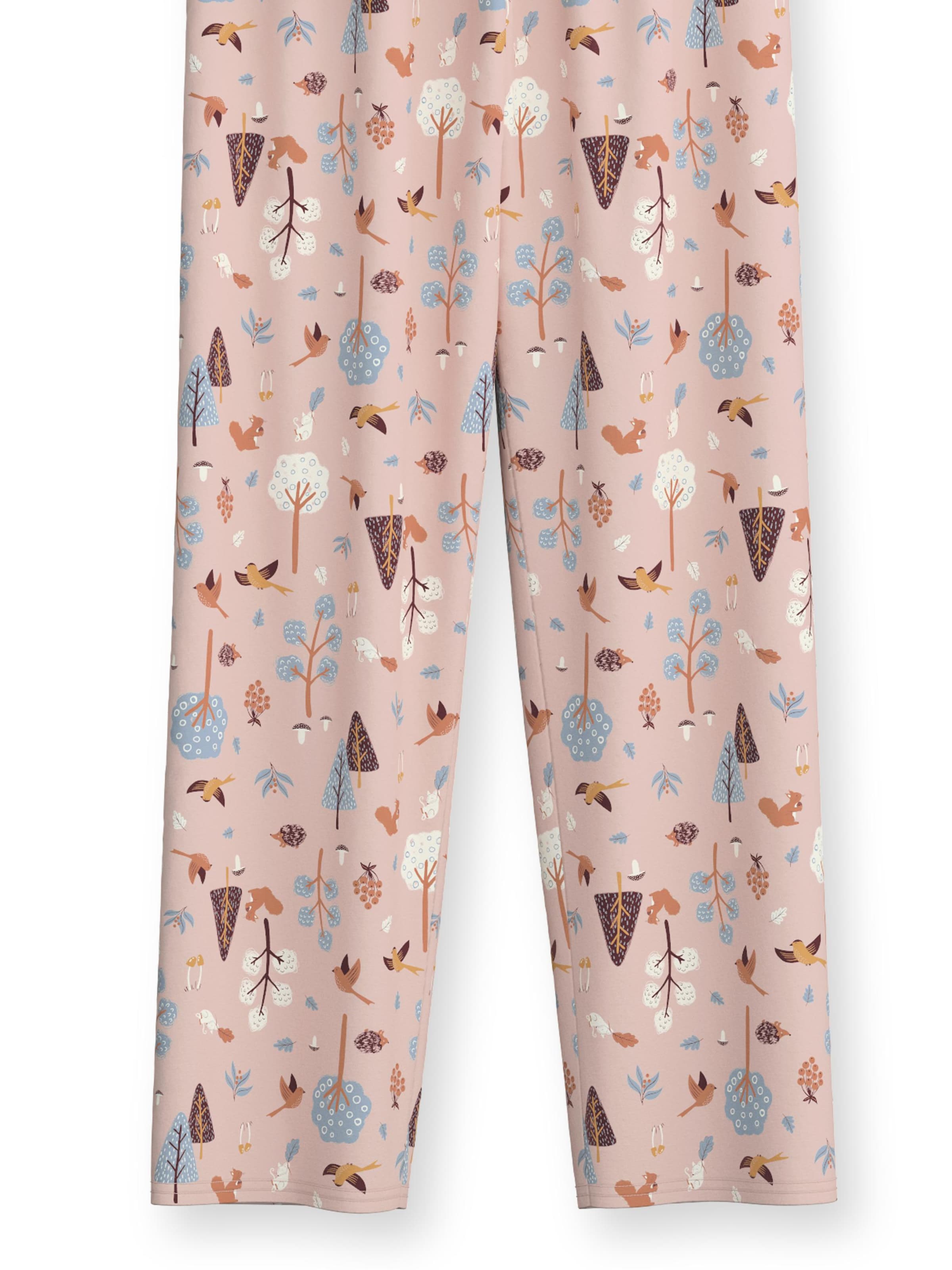 CALIDA Schlafanzug 'Kids Forest' in Pink
