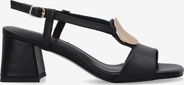VENEZIA Sandale in Schwarz: Vorderseite