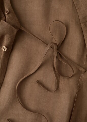 MANGO Blouse 'Crusade' in Brown