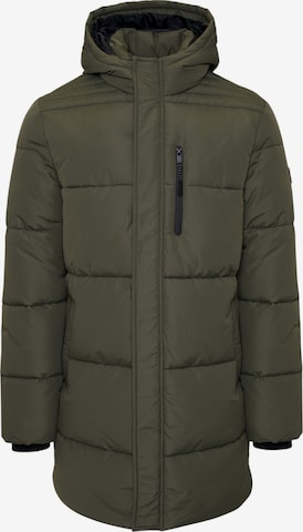 Threadbare Mantel 'Strike' in Grün: Vorderseite