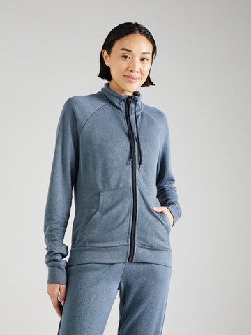 ONLY PLAY Athletic Zip-Up Hoodie 'JENNA' in Blue: front