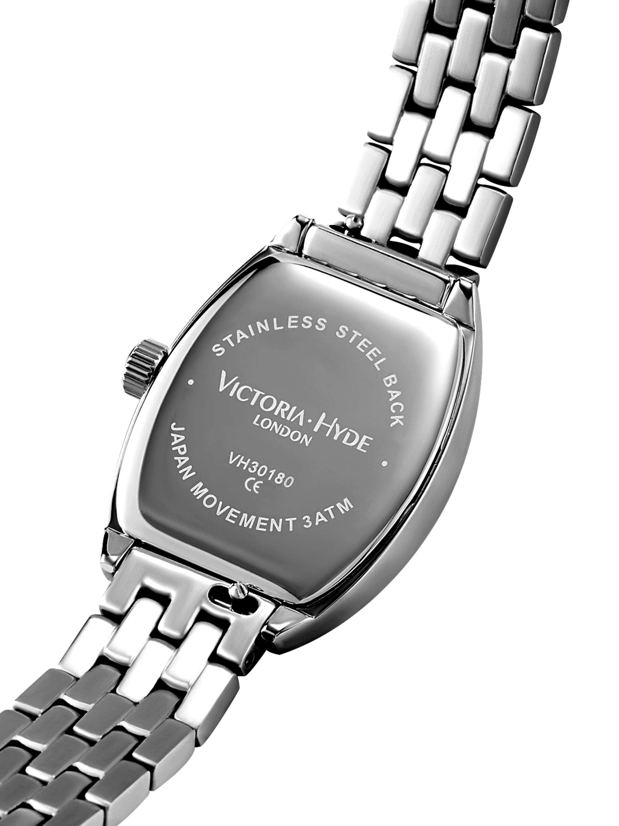 Victoria Hyde Analog Watch ' Barrel ' in Silver