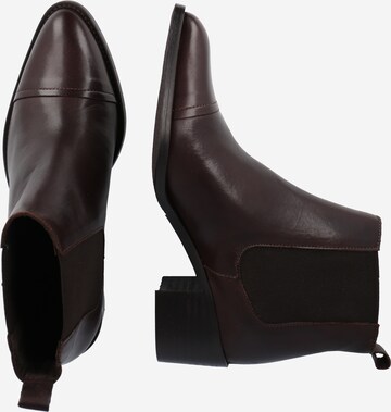 Chelsea Boots 'Carol' Bianco en marron