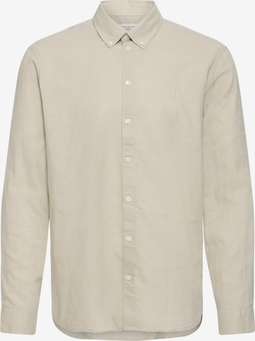 Casual Friday Button Up Shirt 'Anton' in Beige: front
