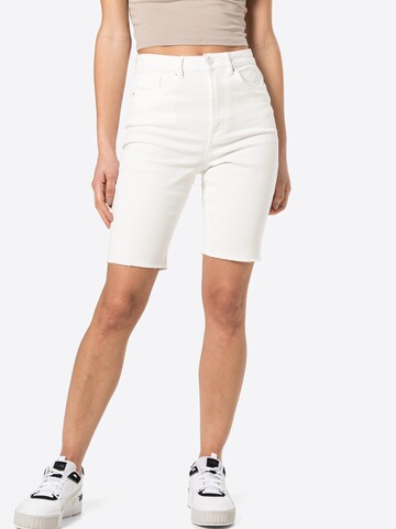 VERO MODA - Slimfit Calças de ganga 'LOA FAITH' em branco: frente