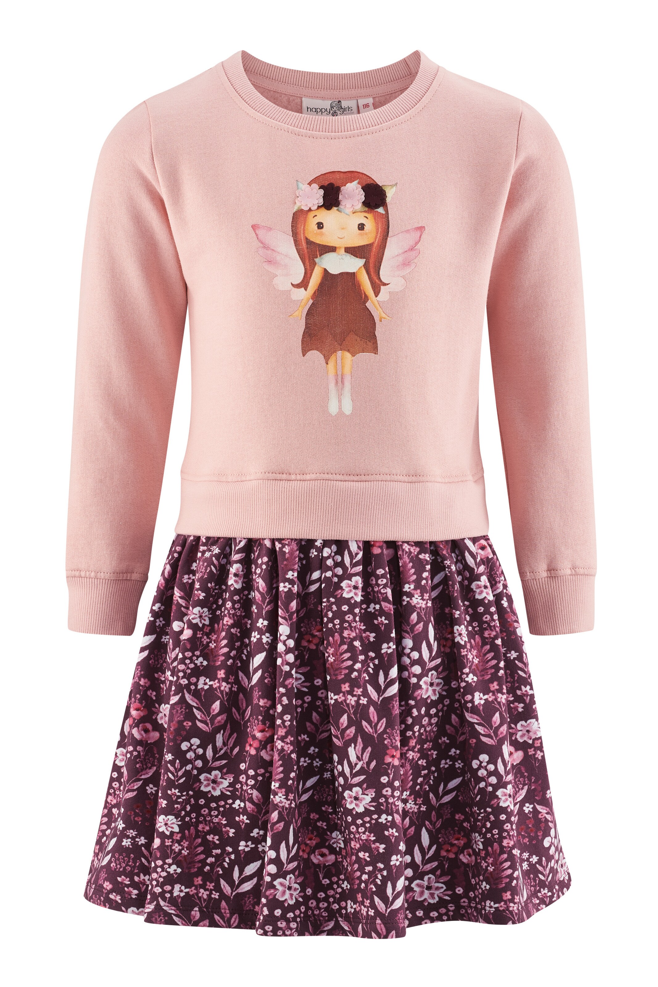 happy girls Φόρεμα σε ροζ: μπροστά