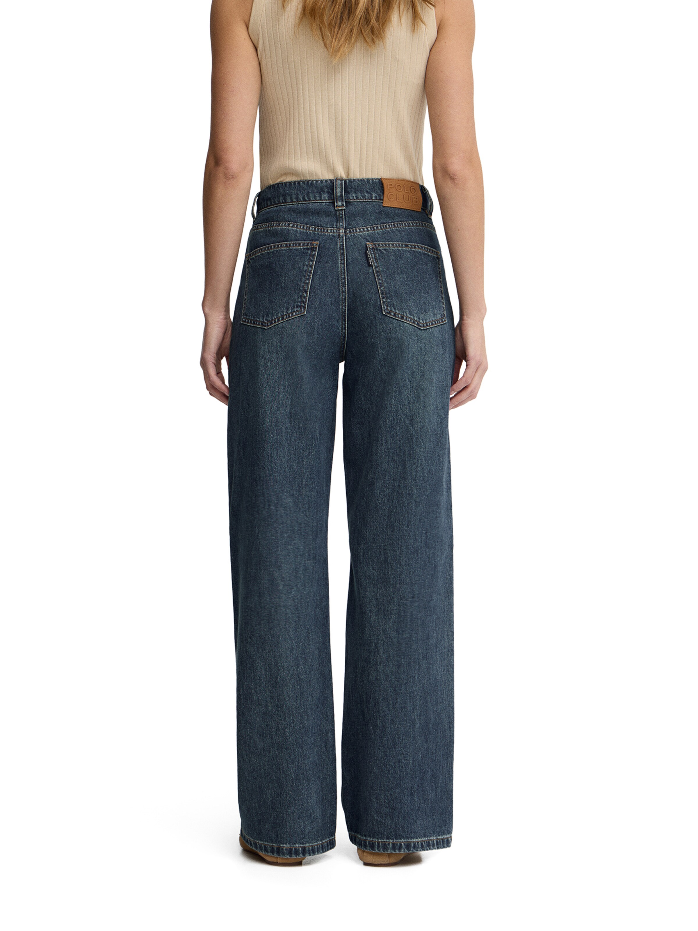 Polo Club Loosefit Jeans in Blau