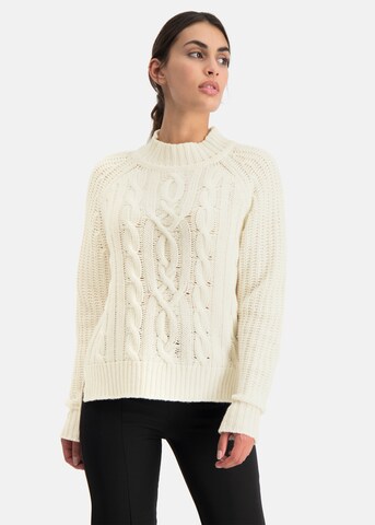 Nicowa Sweater 'Sanbeta' in Beige: front