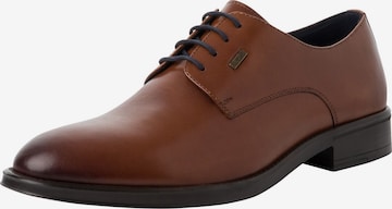 Chaussure à lacets s.Oliver en marron : devant