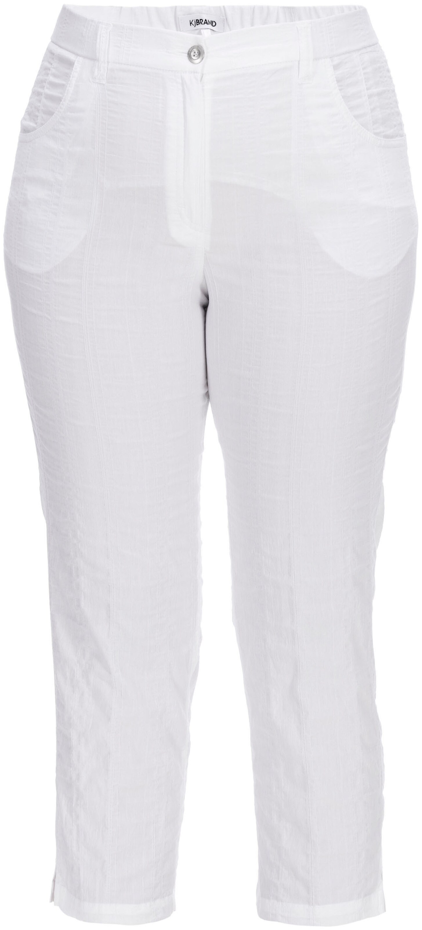 KjBRAND Regular Pants in White: front