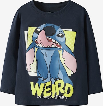 mėlyna NAME IT Marškinėliai 'NMMDIMITRI STITCH': priekis