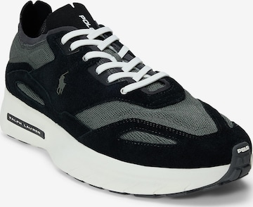 Baskets basses 'BOERUM' Polo Ralph Lauren en noir : devant