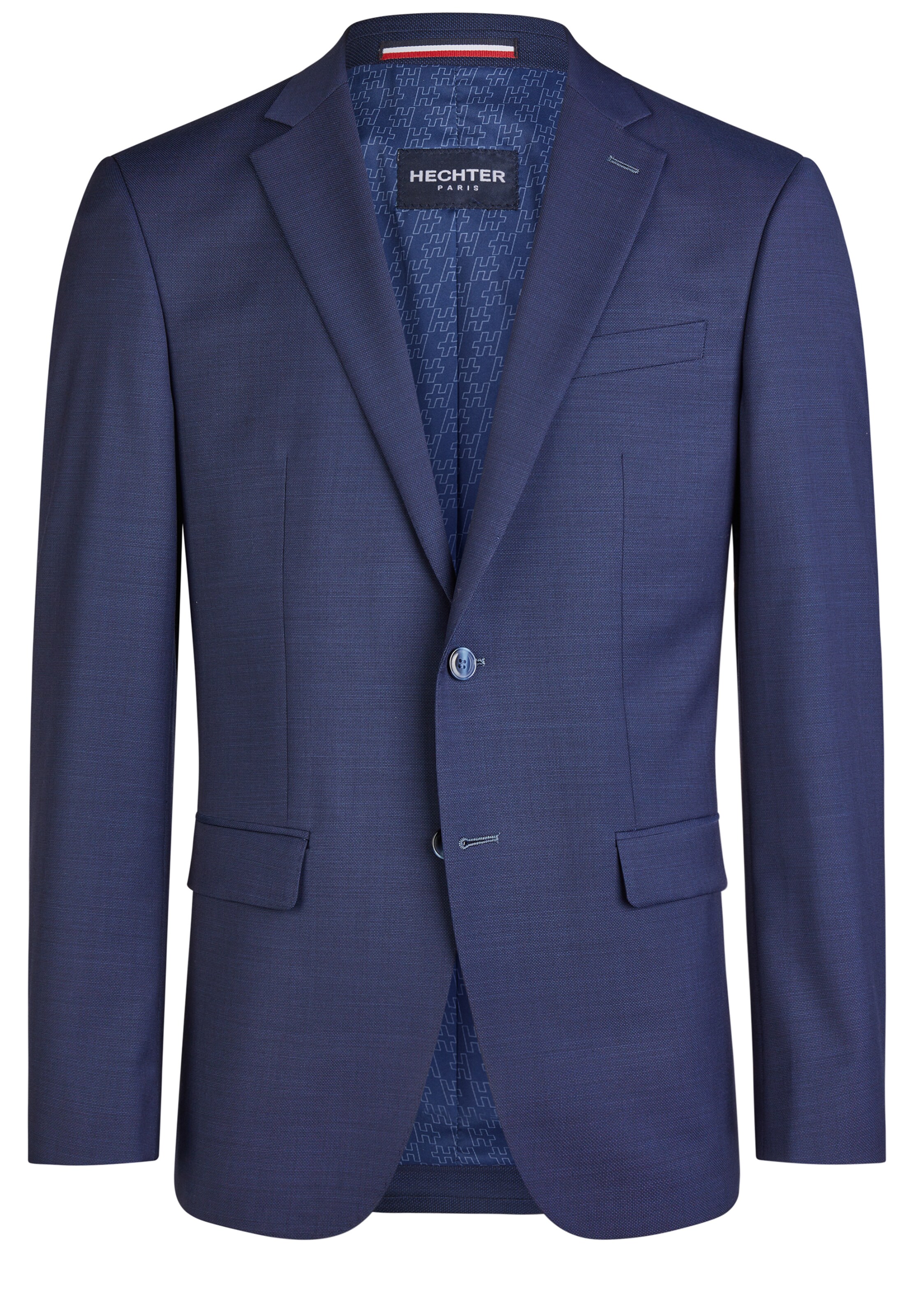 Coupe slim Veste de costume HECHTER PARIS en bleu : devant