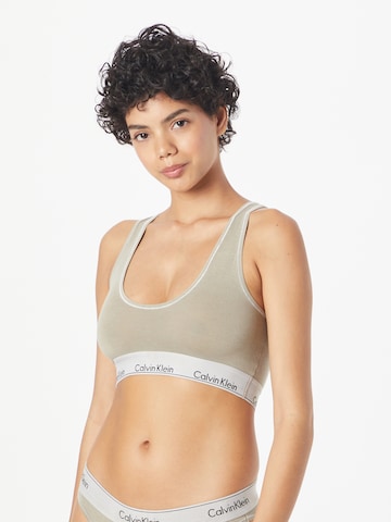 Calvin Klein Underwear Bustier Rintaliivi värissä beige: edessä