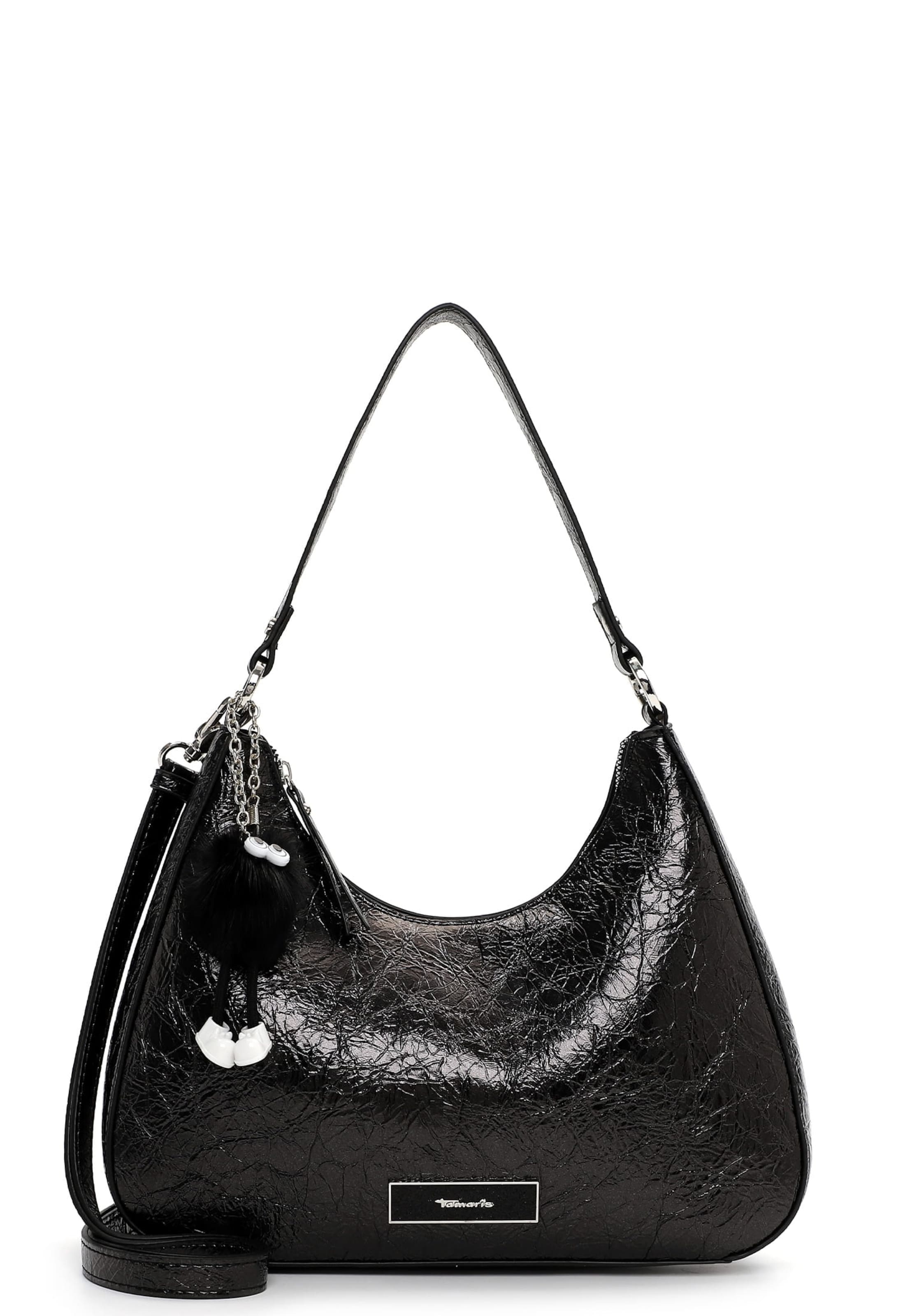 Poche ventrale 'Gilla' Tamaris en noir : devant