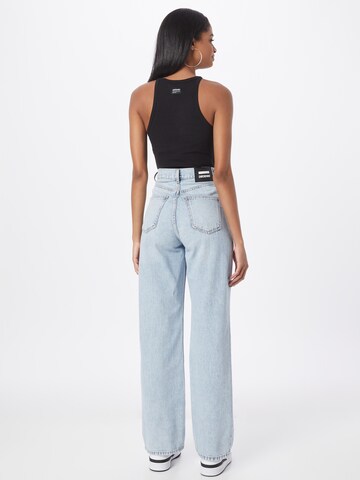 Wide leg Jeans 'Echo' de la Dr. Denim pe albastru