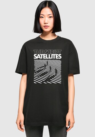 Maglietta 'The Script - Satellites Album' di Merchcode in nero: frontale