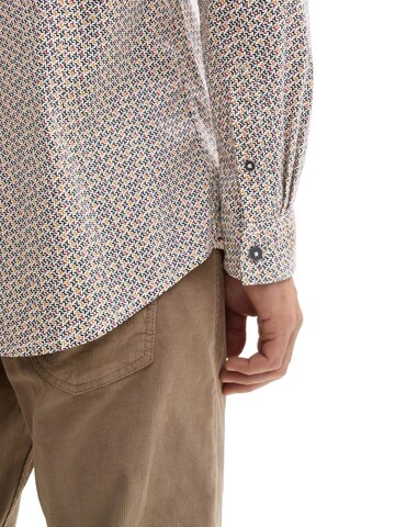 TOM TAILOR Comfort fit Button Up Shirt in Beige